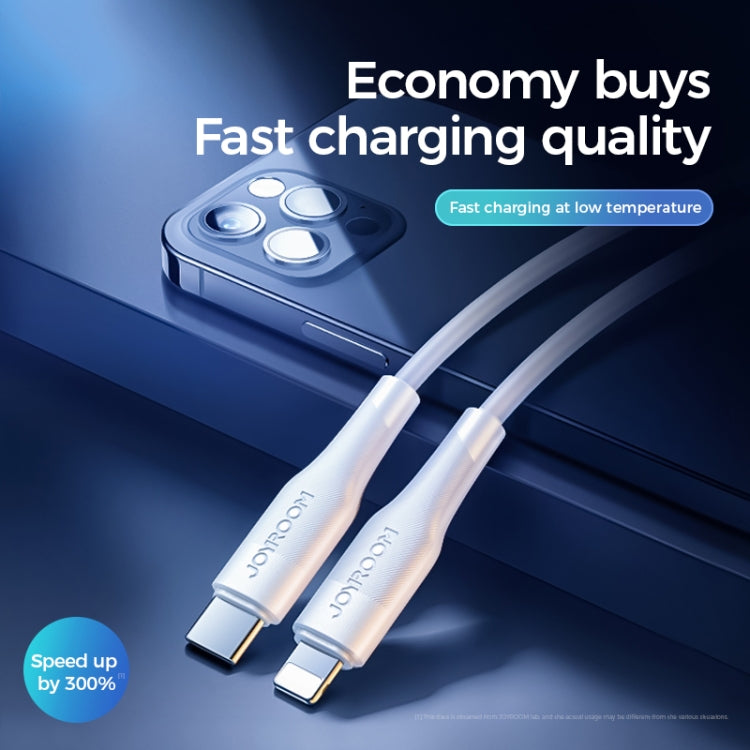 JOYROOM S-1224M3 20W 2.4A USB-C / Type-C to 8 Pin PD Fast Charging Data Cable, Cable Length: 1.2m(Black) - Normal Style Cable by JOYROOM | Online Shopping South Africa | PMC Jewellery