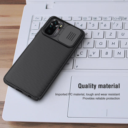 For Xiaomi Redmi Note 10 4G NILLKIN Black Mirror Series Camshield Full Coverage Dust-proof Scratch Resistant PC Case(Black) - Xiaomi Cases by NILLKIN | Online Shopping South Africa | PMC Jewellery