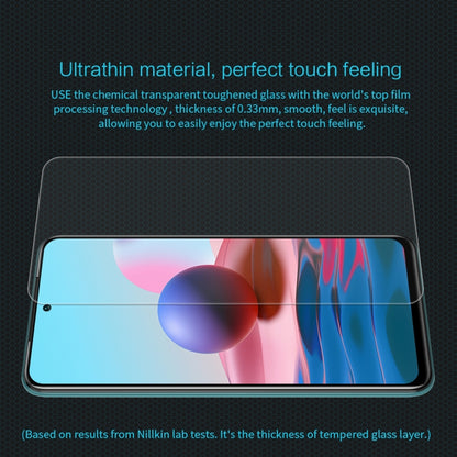 For Xiaomi Redmi Note 10 4G NILLKIN H Explosion-proof Tempered Glass Film - Xiaomi Cases by NILLKIN | Online Shopping South Africa | PMC Jewellery