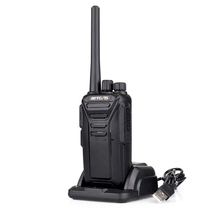 RETEVIS RT27 2W US Frequency 462.5500MHz-467.7125MHz 22CHS FRS Two Way Radio Handheld Walkie Talkie, US Plug(Black) - Handheld Walkie Talkie by RETEVIS | Online Shopping South Africa | PMC Jewellery