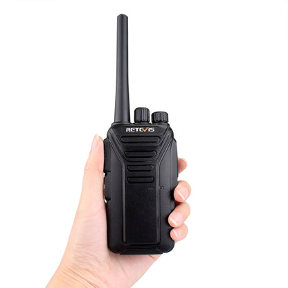 RETEVIS RT27 2W US Frequency 462.5500MHz-467.7125MHz 22CHS FRS Two Way Radio Handheld Walkie Talkie, US Plug(Black) - Handheld Walkie Talkie by RETEVIS | Online Shopping South Africa | PMC Jewellery