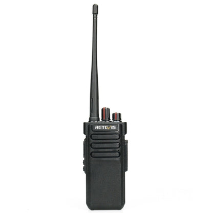 RETEVIS RT29 10W UHF 400-480MHz 16CHS Two Way Radio Handheld Walkie Talkie, US Plug(Black) - Handheld Walkie Talkie by RETEVIS | Online Shopping South Africa | PMC Jewellery