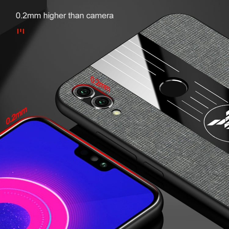 For Huawei Honor Play XINLI Stitching Cloth Textue Shockproof TPU Protective Case(Red) - Honor Cases by XINLI | Online Shopping South Africa | PMC TechLife | Buy Now Pay Later Mobicred
