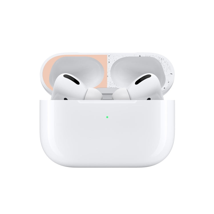 For Apple AirPods Pro Wireless Earphone Protective Case Metal Protective Sticker(Blue) - Protective Sticker by PMC TechLife | Online Shopping South Africa | PMC TechLife