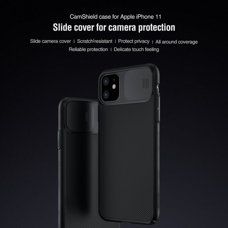 For iPhone 11 NILLKIN CamShield Protective Case(Black) - iPhone 11 Cases by NILLKIN | Online Shopping South Africa | PMC Jewellery