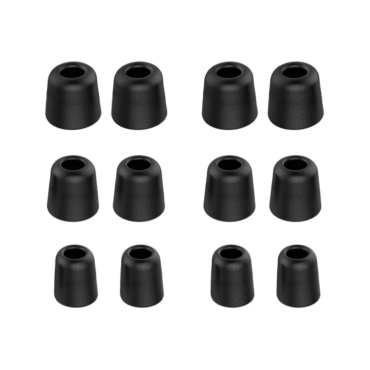 6 Pairs New Bee NB-M1 Slow Rebound Memory Foam Ear Caps with Storage Box, Suitable for 5mm-7mm Earphone Plugs(Black) - Anti-dust & Ear Caps by New Bee | Online Shopping South Africa | PMC Jewellery