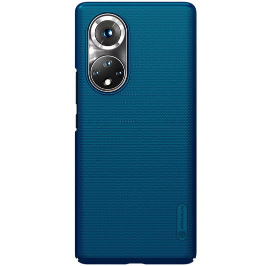 For Honor 50 Pro NILLKIN Frosted Concave-convex Texture PC Protective Case(Peacock Blue) - Honor Cases by NILLKIN | Online Shopping South Africa | PMC Jewellery