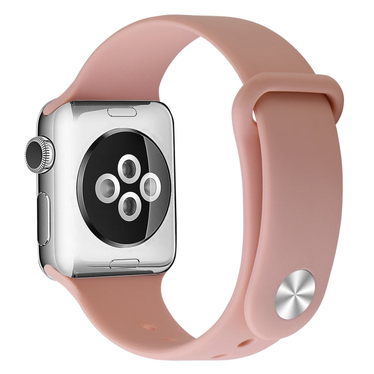 Silicone Watch Band For Apple Watch Series 9&8&7 41mm / SE 3&SE 2&6&SE&5&4 40mm / 3&2&1 38mm(Retro Rose) - Watch Bands by PMC Jewellery | Online Shopping South Africa | PMC Jewellery | Buy Now Pay Later Mobicred