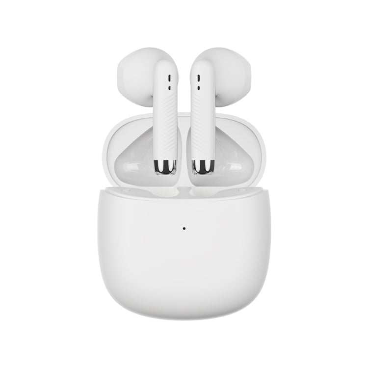 ROCK EB300 Bluetooth 5.1 TWS Stereo Wireless Bluetooth Earphone(White) - TWS Earphone by ROCK | Online Shopping South Africa | PMC TechLife | Buy Now Pay Later Mobicred