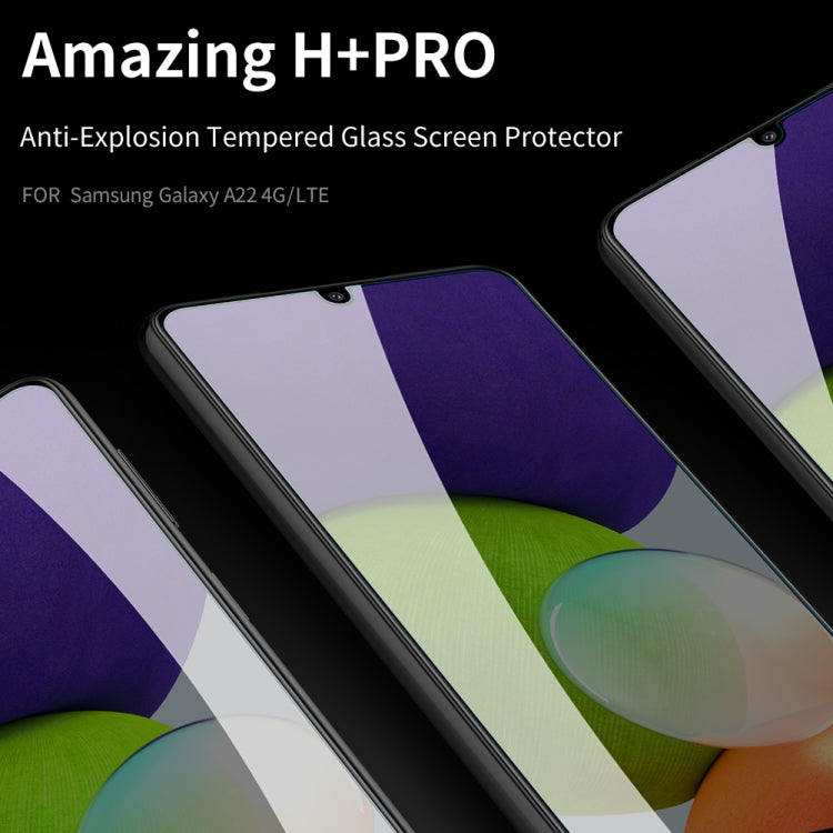 For Samsung Galaxy A22 4G LTE NILLKIN H+PRO 0.2mm 9H 2.5D Explosion-proof Tempered Glass Film - Galaxy Tempered Glass by NILLKIN | Online Shopping South Africa | PMC Jewellery