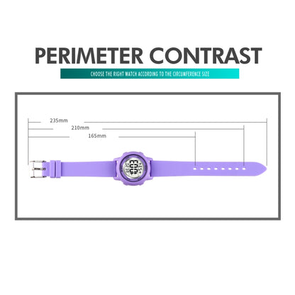 SKMEI 1721 Triplicate Round Dial LED Digital Display Luminous Silicone Strap Electronic Watch(Black) - LED Digital Watches by SKMEI | Online Shopping South Africa | PMC Jewellery | Buy Now Pay Later Mobicred