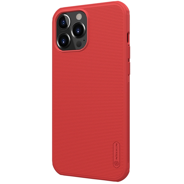 For iPhone 13 Pro NILLKIN Super Frosted Shield Pro PC + TPU Protective Case (Red) - iPhone 13 Pro Cases by NILLKIN | Online Shopping South Africa | PMC Jewellery
