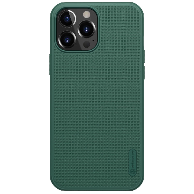 For iPhone 13 Pro NILLKIN Super Frosted Shield Pro PC + TPU Protective Case (Dark Green) - iPhone 13 Pro Cases by NILLKIN | Online Shopping South Africa | PMC Jewellery