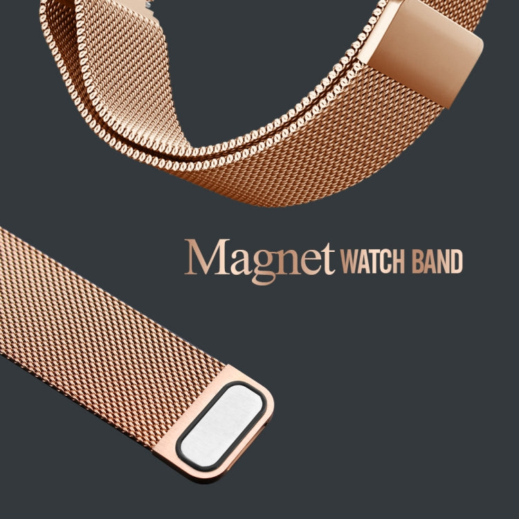 SKMEI 9197 Simple Non-scale Dial Metal Mesh Belt Quartz Watch for Ladies(Rose Gold Black Surface) - Metal Strap Watches by SKMEI | Online Shopping South Africa | PMC Jewellery | Buy Now Pay Later Mobicred