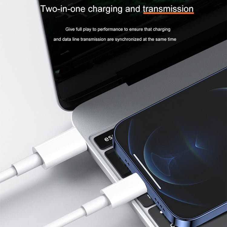 12W 5V/2A USB-C / Type-C to 8 Pin PD Fast Charging Cable for iPhone, iPad, Cable Length: 1m - Normal Style Cable by PMC Jewellery | Online Shopping South Africa | PMC Jewellery