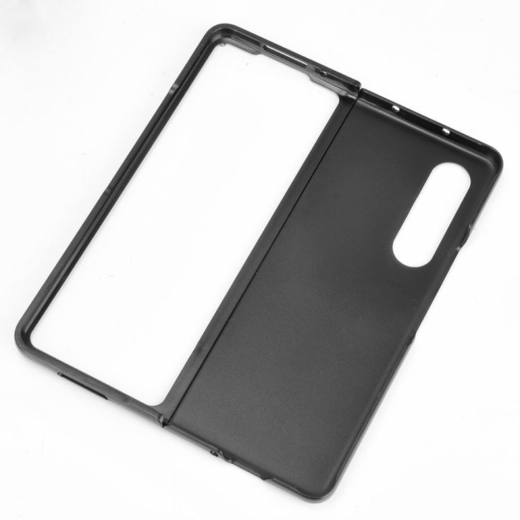 For Samsung Galaxy Z Fold3 5G Shockproof Sheep Skin PC + PU + TPU Case(Brown) - free shipping - PMC TechLife - Order now!