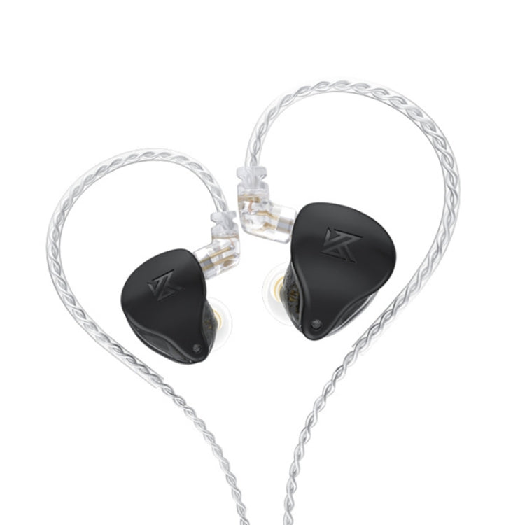 KZ AST 24-unit Balance Armature Monitor HiFi In-Ear Wired Earphone No Mic(Black) - In Ear Wired Earphone by KZ | Online Shopping South Africa | PMC Jewellery | Buy Now Pay Later Mobicred