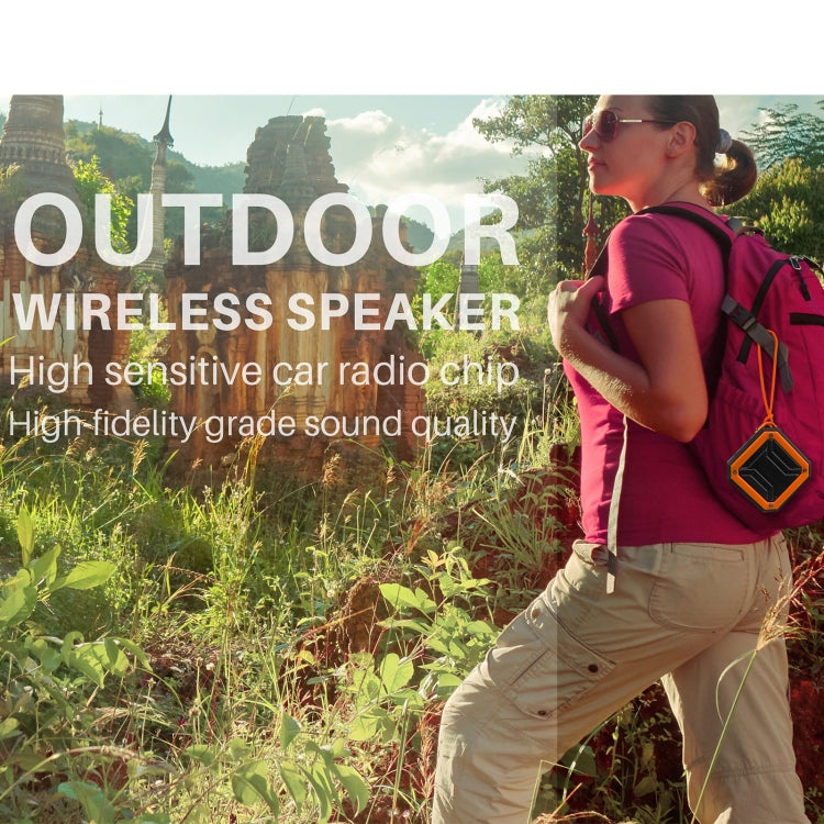 New Rixing NR-103 Mini TWS Bluetooth Speaker with Lanyard(Red) - Mini Speaker by New Rixing | Online Shopping South Africa | PMC Jewellery