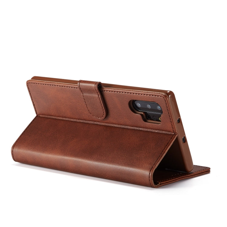 For Galaxy Note 10 Plus LC.IMEEKE Calf Texture Horizontal Flip Leather Case, with Holder & Card Slots & Wallet(Brown) - Galaxy Phone Cases by LC.IMEEKE | Online Shopping South Africa | PMC TechLife | Buy Now Pay Later Mobicred