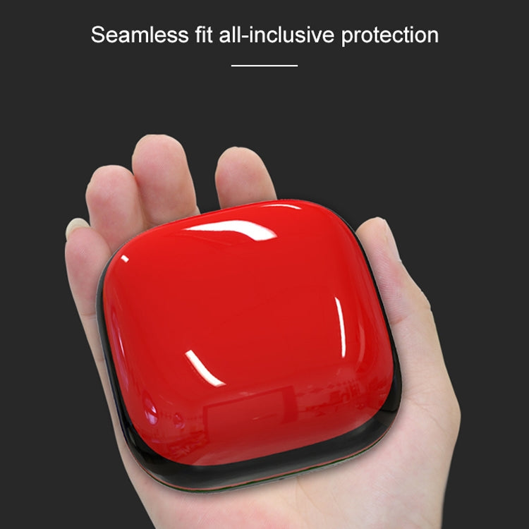 Mirror Surface Silicone + PC Wireless Earphone Protective Case for Beats Powerbeats Pro(Dark Red+White) - Other Case by PMC TechLife | Online Shopping South Africa | PMC TechLife
