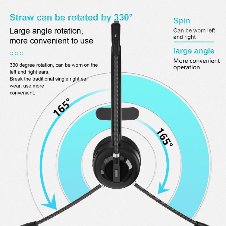 Anivia A8 Bluetooth Telephone Headset with Noise-cancelling Microphone(Black) - free shipping - PMC TechLife - Order now!