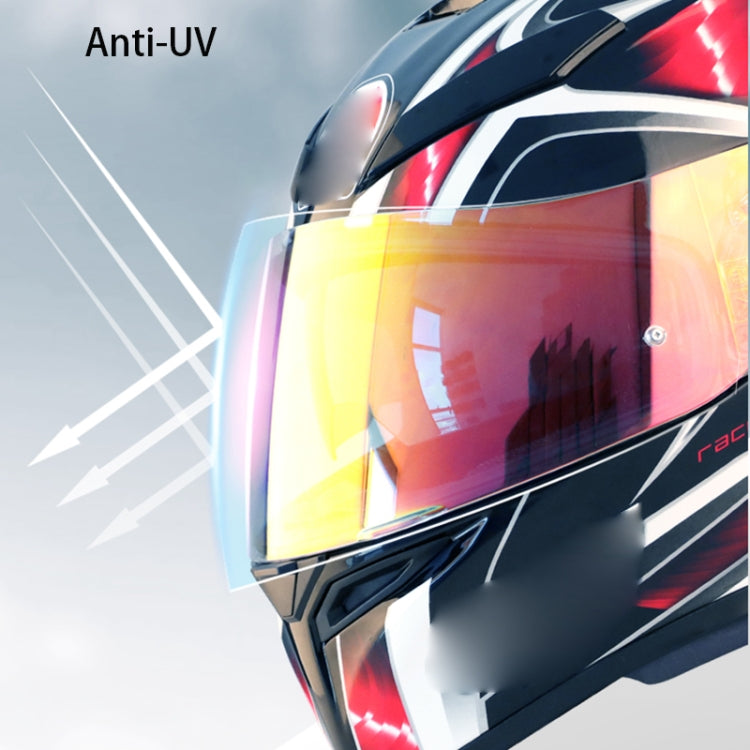 Motorcycle Helmet Visor Anti-UV Wind Shield Lens For AGV K1 / K3SV / K5(Aurora Red) - Helmets by PMC Jewellery | Online Shopping South Africa | PMC Jewellery