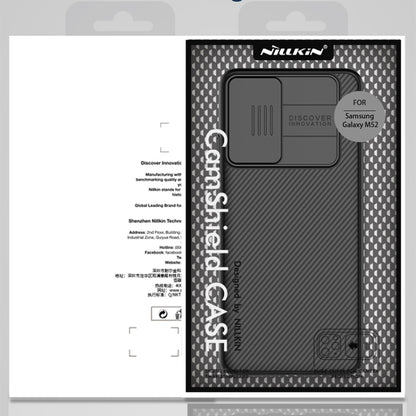 For Samsung Galaxy M52 5G NILLKIN Black Mirror Series Camshield PC Phone Case(Black) - Galaxy Phone Cases by NILLKIN | Online Shopping South Africa | PMC Jewellery