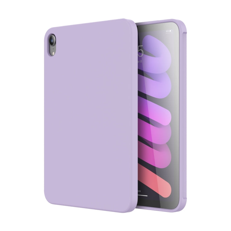 For iPad mini 2024 / mini 6 Mutural Silicone Microfiber Tablet Case(Lavender) - iPad mini 6 Cases by Mutural | Online Shopping South Africa | PMC Jewellery | Buy Now Pay Later Mobicred