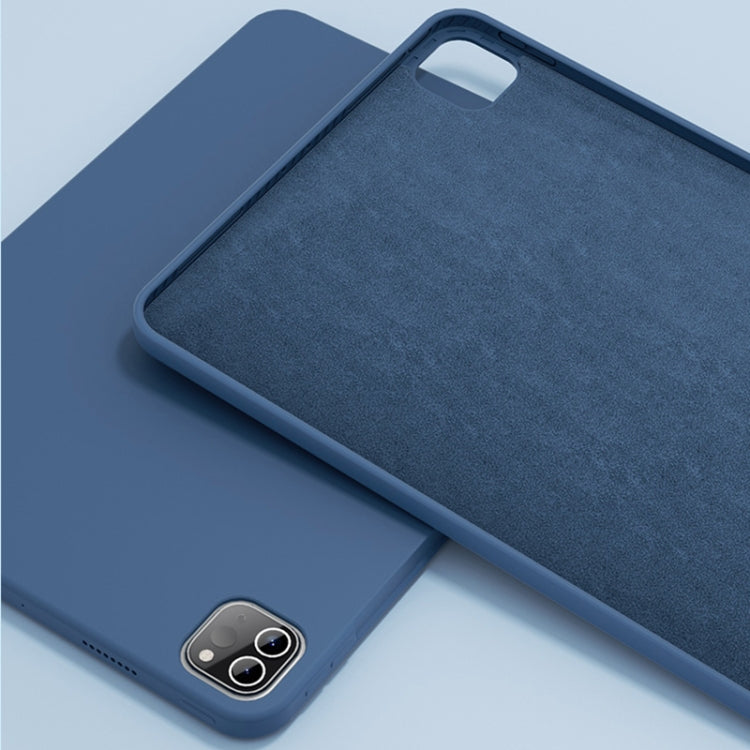 For iPad Pro 11 inch 2022 / 2021 / 2020 Mutural Silicone Microfiber Tablet Case(Light Blue) - free shipping - PMC TechLife - Order now!