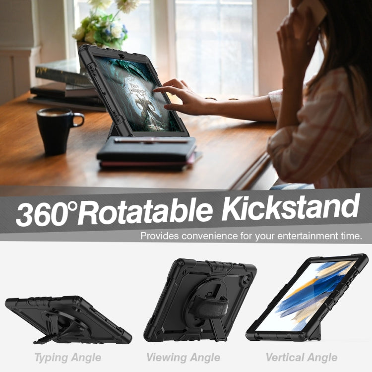 For Samsung Galaxy Tab A8 10.5 2021 X200 / X205 Silicone + PC Tablet Case(Black) - free shipping - PMC TechLife - Order now!