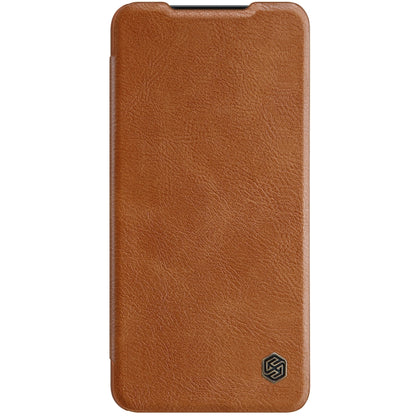 For Samsung Galaxy S22 Ultra 5G NILLKIN QIN Series Pro Sliding Camera Cover Design Leather Phone Case(Brown) - Galaxy S22 Ultra 5G Cases by NILLKIN | Online Shopping South Africa | PMC Jewellery