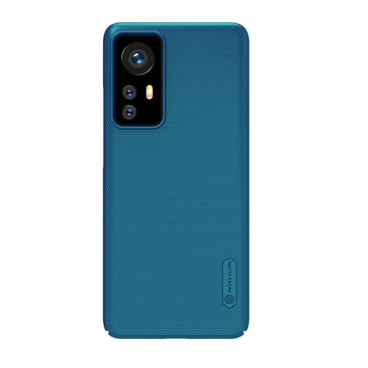 For Xiaomi 12 / 12X NILLKIN Frosted PC Phone Case(Blue) - 12 Cases by NILLKIN | Online Shopping South Africa | PMC Jewellery