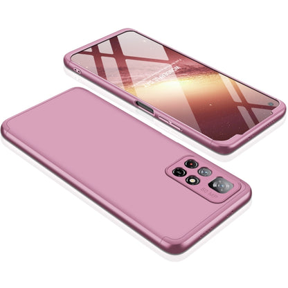 For Xiaomi Poco M4 Pro / Redmi Note 11 CN Version GKK Three Stage Splicing PC Phone Case(Rose Gold) - Xiaomi Cases by GKK | Online Shopping South Africa | PMC Jewellery