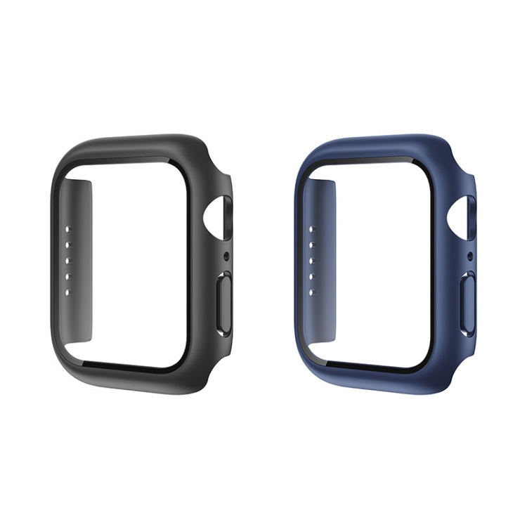 ROCK 2 in 1 PC Frame + Film Protector Case For  Apple Watch Series 6 & SE & 5 & 4 44mm(Black) - Watch Cases by ROCK | Online Shopping South Africa | PMC Jewellery | Buy Now Pay Later Mobicred