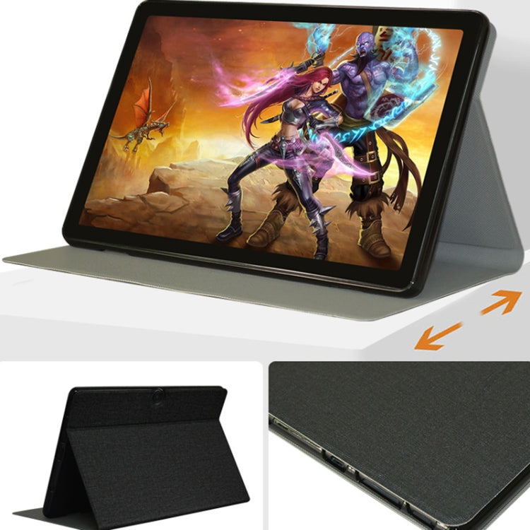 For ALLDOCUBE Smile X Business Style Anti-slip Texture Leather Tablet Case(Grey) - CUBE by ALLDOCUBE | Online Shopping South Africa | PMC TechLife | Buy Now Pay Later Mobicred