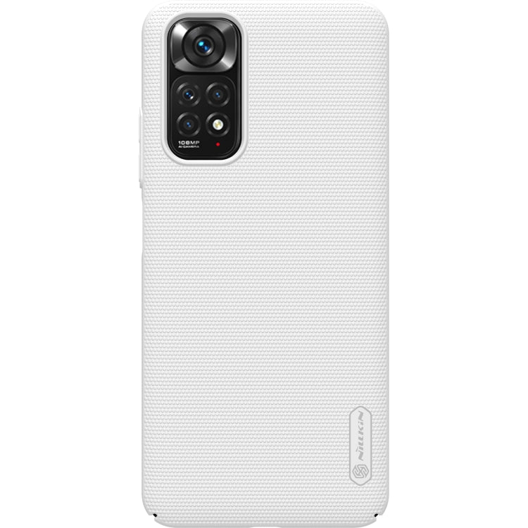 For Xiaomi Redmi Note 11S NILLKIN Frosted PC Phone Case(White) - Xiaomi Cases by NILLKIN | Online Shopping South Africa | PMC Jewellery
