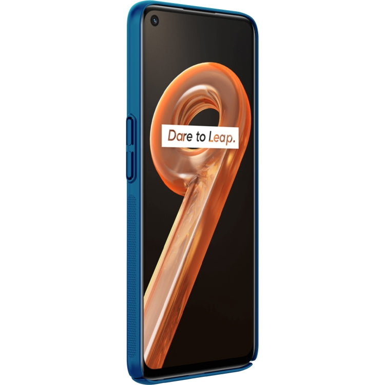 For OPPO Realme 9i NILLKIN Frosted PC Phone Case(Blue) - Realme Cases by NILLKIN | Online Shopping South Africa | PMC Jewellery