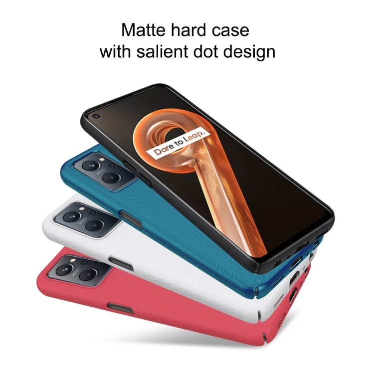 For OPPO Realme 9i NILLKIN Frosted PC Phone Case(Blue) - Realme Cases by NILLKIN | Online Shopping South Africa | PMC Jewellery