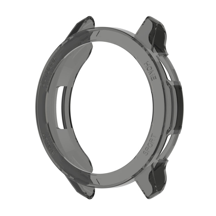 For Xiaomi Watch S1 Active / Watch Color 2 TPU Half-pack Watch Case(Transparent Black) - Watch Cases by PMC TechLife | Online Shopping South Africa | PMC TechLife | Buy Now Pay Later Mobicred