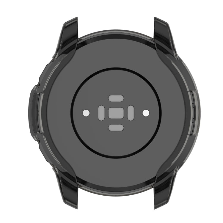 For Xiaomi Watch S1 Active / Watch Color 2 TPU Half-pack Watch Case(Transparent Black) - Watch Cases by PMC TechLife | Online Shopping South Africa | PMC TechLife | Buy Now Pay Later Mobicred
