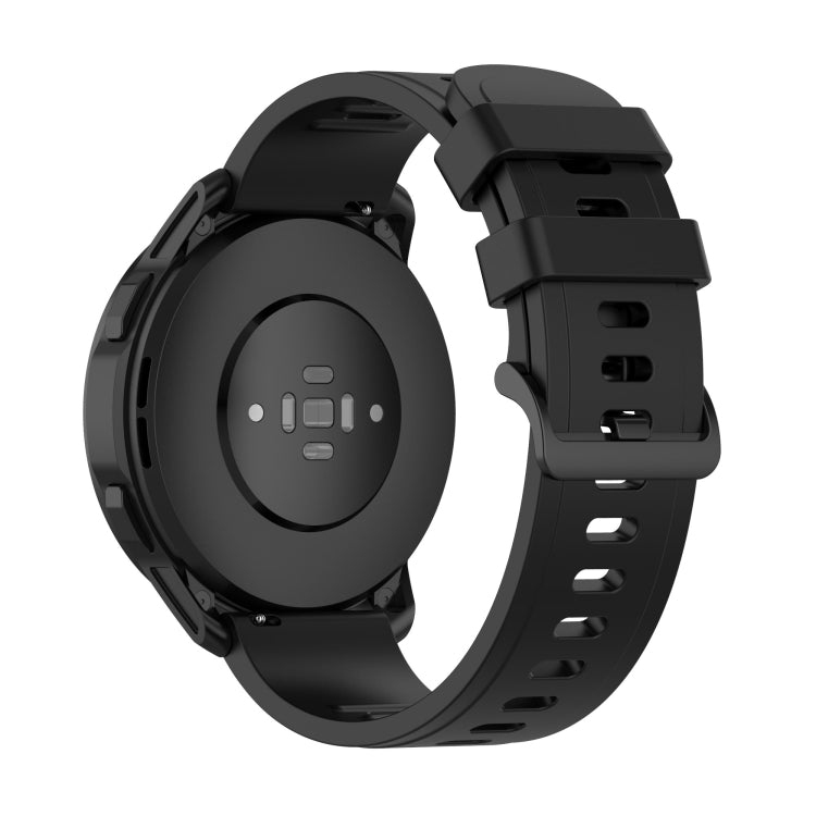 For Xiaomi Watch S1 Active / Watch Color 2 Solid Color Silicone Watch Band(Black) - free shipping - PMC TechLife - Order now!