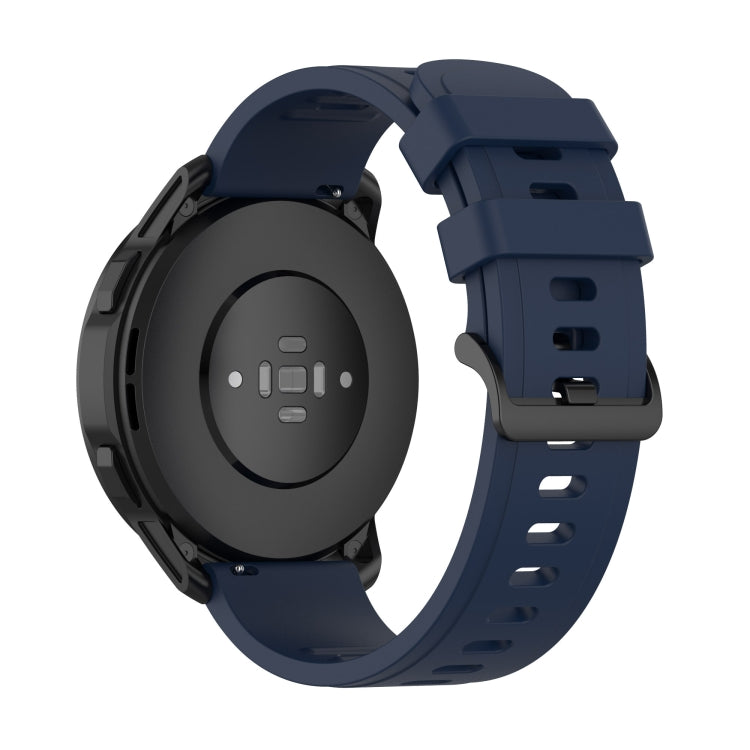 For Xiaomi Watch S1 Active / Watch Color 2 Solid Color Silicone Watch Band(Midnight Blue) - Watch Bands by PMC TechLife | Online Shopping South Africa | PMC TechLife | Buy Now Pay Later Mobicred