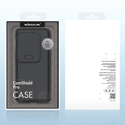 For OnePlus 10 Pro NILLKIN CamShield Pro Series PC Full Coverage Phone Case(Black) - OnePlus Cases by NILLKIN | Online Shopping South Africa | PMC Jewellery