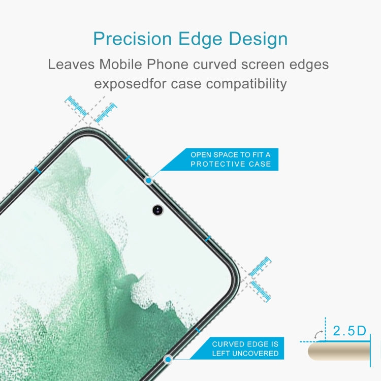 For Samsung Galaxy S22+ 5G 10pcs 0.26mm 9H 2.5D Tempered Glass Film, Fingerprint Unlocking Is Not Supported - Galaxy S22+ 5G Tempered Glass by PMC Jewellery | Online Shopping South Africa | PMC Jewellery