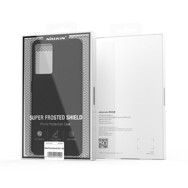 For OnePlus Nord CE 2 5G NILLKIN Frosted PC Phone Case(Red) - OnePlus Cases by NILLKIN | Online Shopping South Africa | PMC TechLife | Buy Now Pay Later Mobicred