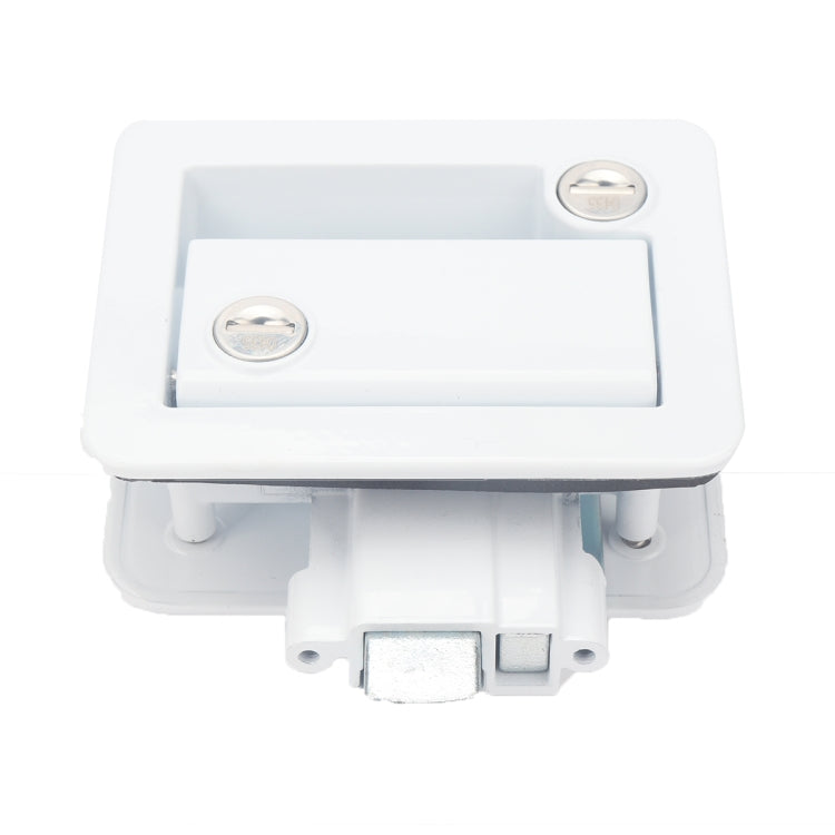 A5981-02 White RV Paddle Entry Door Lock Latch - Locks & Hasps by PMC Jewellery | Online Shopping South Africa | PMC Jewellery