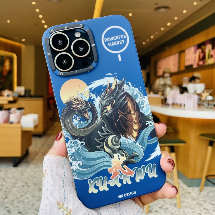 For iPhone 12 Pro WK WPC-019 Gorillas Series Cool Magnetic Phone Case(WGM-004) - iPhone 12 / 12 Pro Cases by WK | Online Shopping South Africa | PMC Jewellery