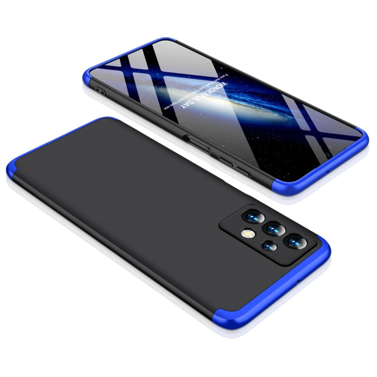 For Samsung Galaxy A23 GKK Three Stage Splicing Full Coverage PC Phone Case(Black Blue) - Galaxy Phone Cases by GKK | Online Shopping South Africa | PMC TechLife | Buy Now Pay Later Mobicred