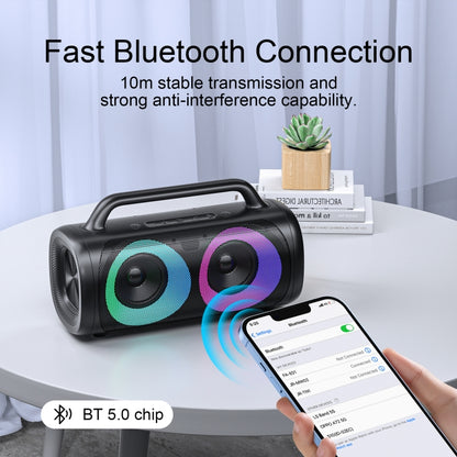 JOYROOM JR-MW02 40W Bluetooth Wireless Speaker with RGB Lights - Desktop Speaker by JOYROOM | Online Shopping South Africa | PMC Jewellery