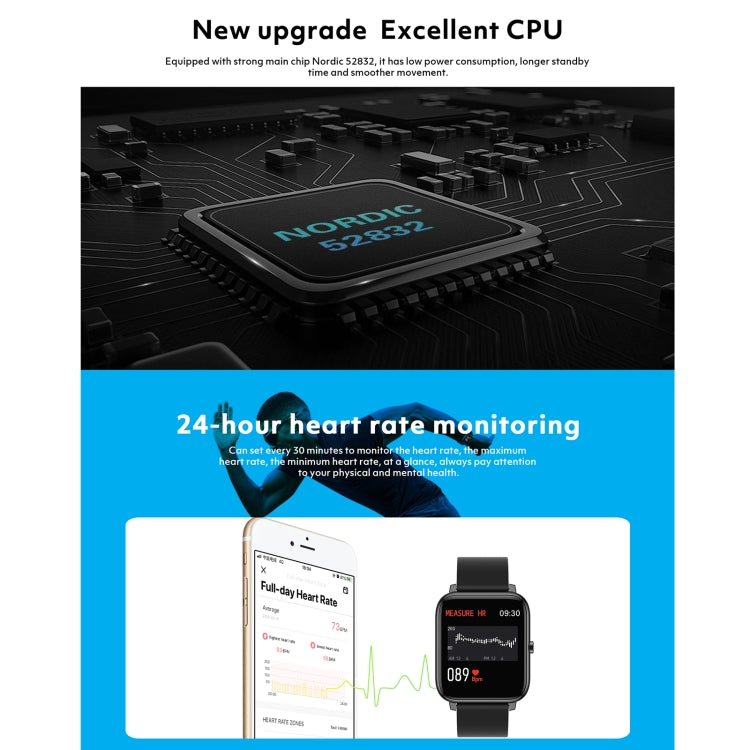 Rogbid Rowatch 1 1.4 inch IPS Screen Smart Watch, Support Blood Pressure Monitoring/Sleep Monitoring(Blue) - free shipping - PMC TechLife - Order now!